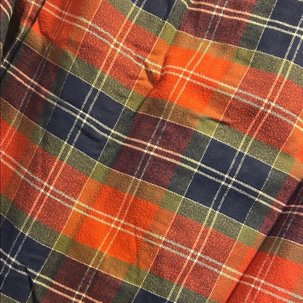J. Crew Mercantile Men's Red Plaid Cotton Button Down Shirt - Size Small